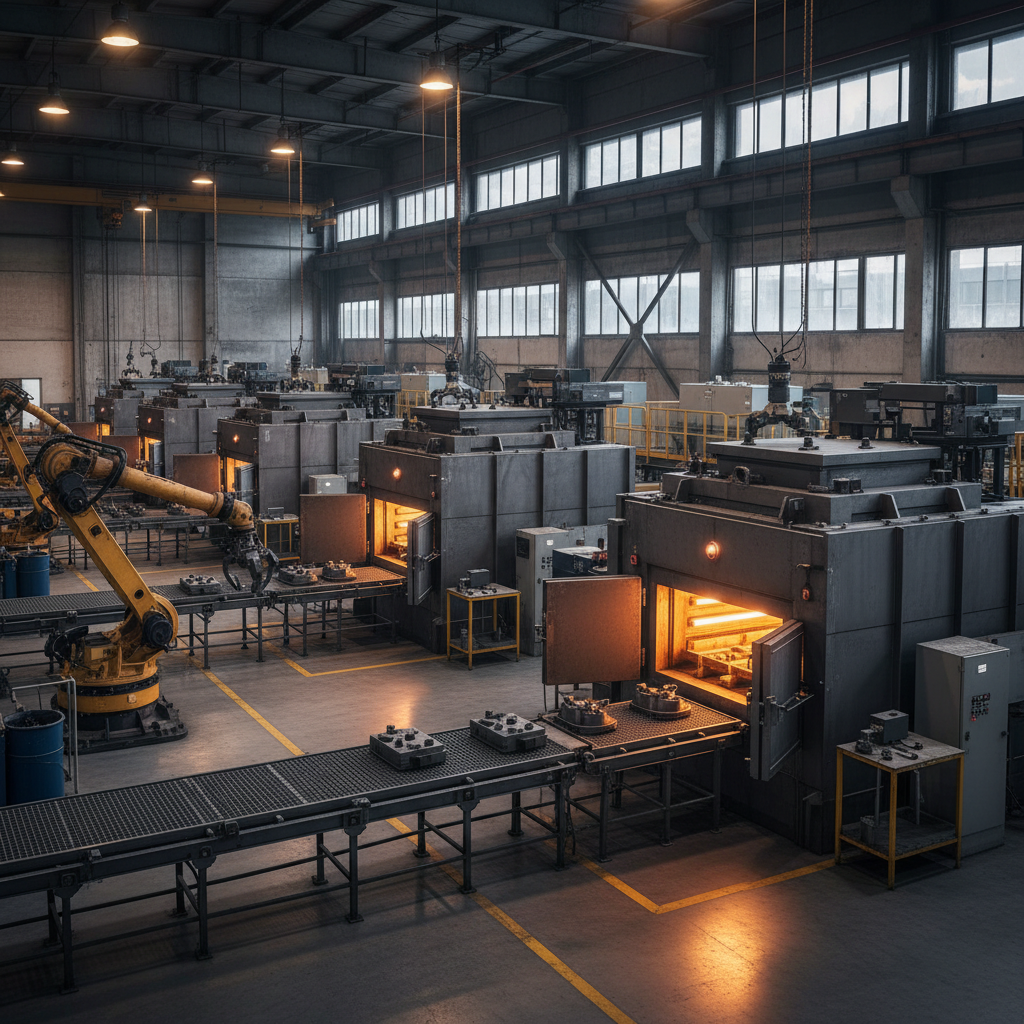 Industrial thermal processing facility with walk-in ovens